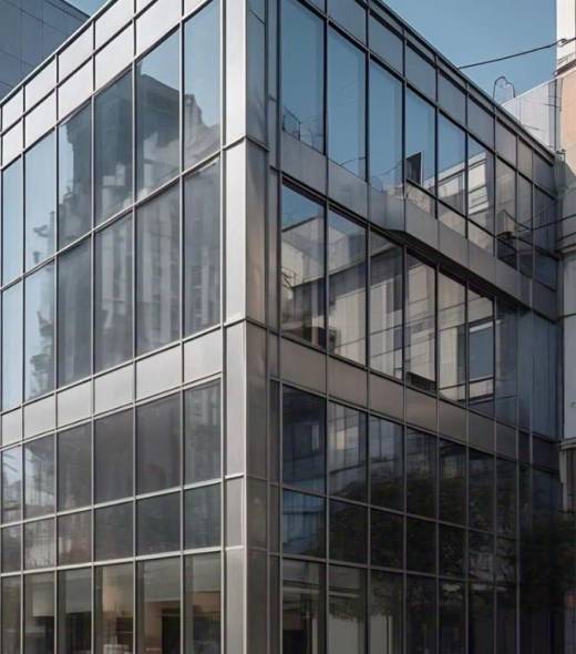 Custom window film application detail