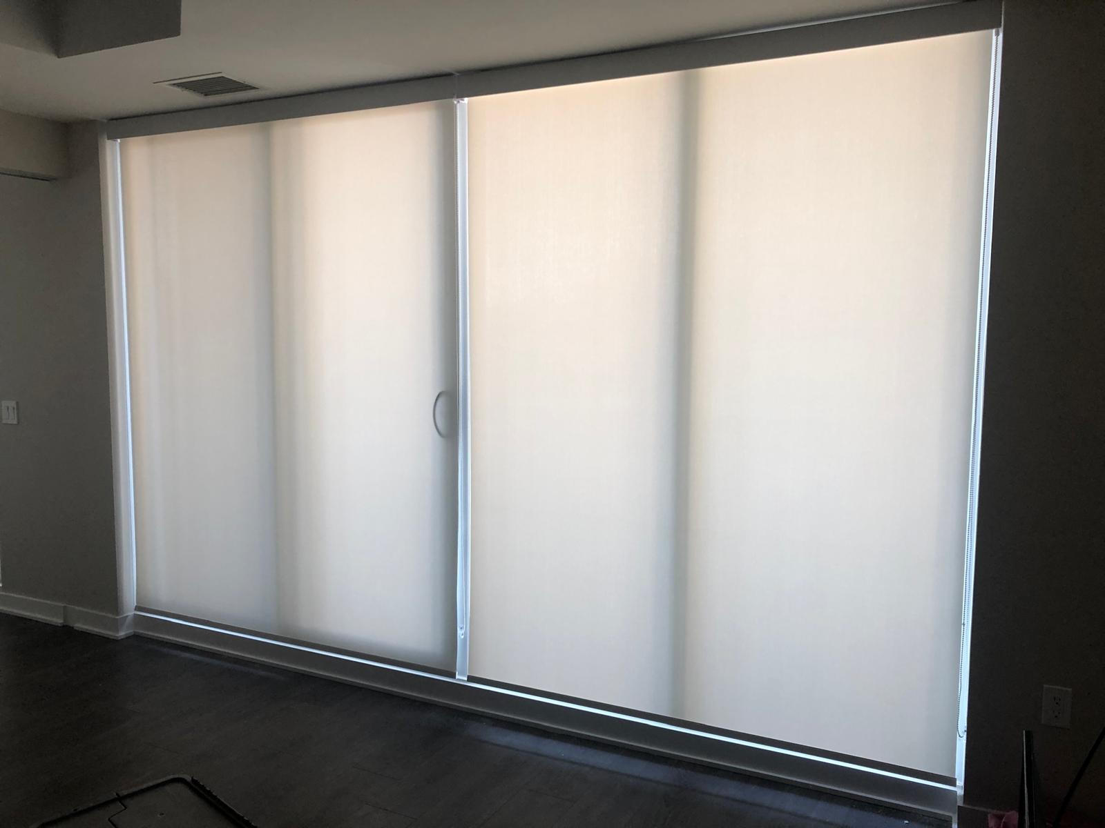 Roller Shades installation